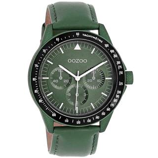 ΡΟΛΟΙ OOZOO  C11111 OOZOO Timepieces Green Leather Strap