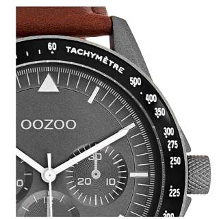 ΡΟΛΟΙ OOZOO  C11112 OOZOO Timepieces Brown Leather Strap