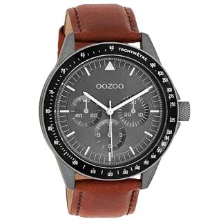 ΡΟΛΟΙ OOZOO  C11112 OOZOO Timepieces Brown Leather Strap