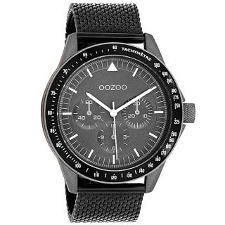 ΡΟΛΟΙ OOZOO  C11114 OOZOO Timepieces Black Metallic Bracelet