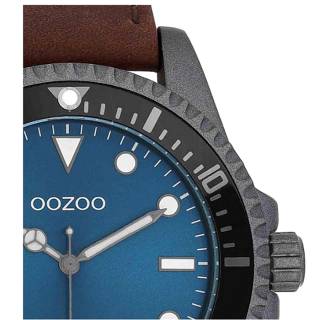 ΡΟΛΟΙ OOZOO  C11116 OOZOO Timepieces Brown Leather Strap