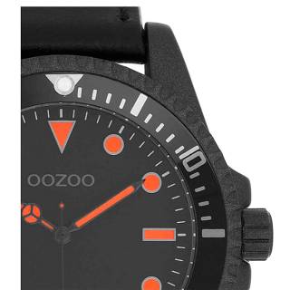 ΡΟΛΟΙ OOZOO  C11119 OOZOO Timepieces Black Leather Strap