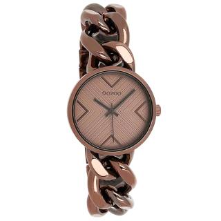 ΡΟΛΟΙ OOZOO  C11129 OOZOO Timepieces Brown Metallic Bracelet