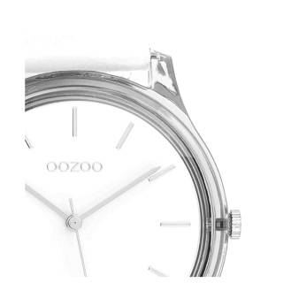 ΡΟΛΟΙ OOZOO  C11135 OOZOO Timepieces White Leather Strap