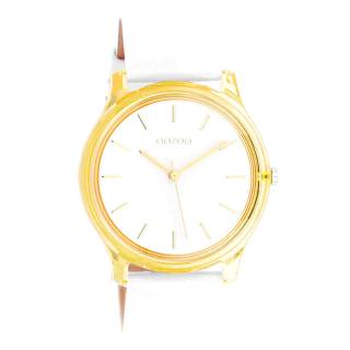 ΡΟΛΟΙ OOZOO  C11136 OOZOO Timepieces White Leather Strap