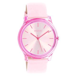 ΡΟΛΟΙ OOZOO  C11138 OOZOO Timepieces Pink Leather Strap