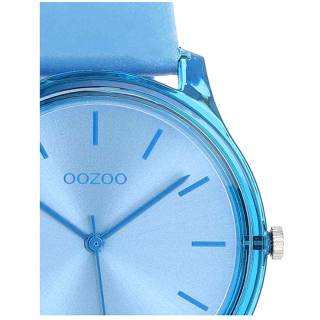 ΡΟΛΟΙ OOZOO  C11140 OOZOO Timepieces Light Blue Leather Strap