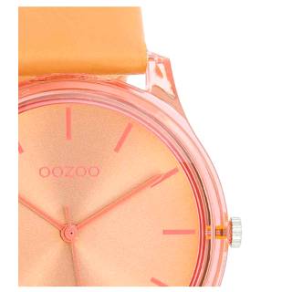 ΡΟΛΟΙ OOZOO  C11141 OOZOO Timepieces Orange Leather Strap