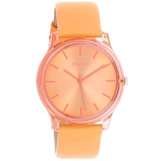 ΡΟΛΟΙ OOZOO  C11141 OOZOO Timepieces Orange Leather Strap