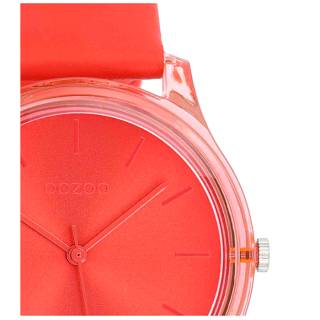 ΡΟΛΟΙ OOZOO  C11142 OOZOO Timepieces Red Leather Strap