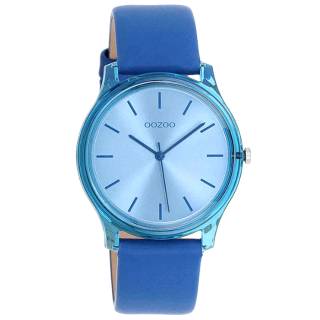 ΡΟΛΟΙ OOZOO  C11143 OOZOO Timepieces Blue Leather Strap