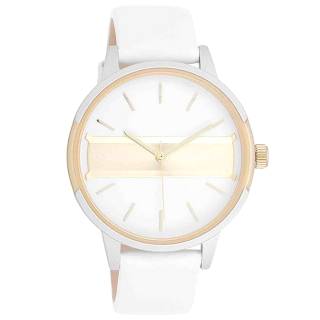 ΡΟΛΟΙ OOZOO  C11150 OOZOO Timepieces White Leather Strap