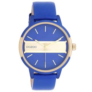 ΡΟΛΟΙ OOZOO  C11154 OOZOO Timepieces Blue Leather Strap