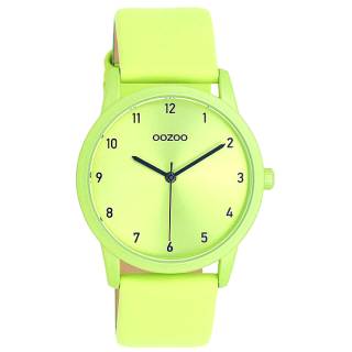 ΡΟΛΟΙ OOZOO  C11165 OOZOO Timepieces Light Green Leather Strap