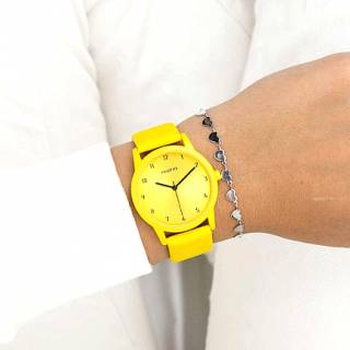 ΡΟΛΟΙ OOZOO  C11167 OOZOO Timepieces Yellow Leather Strap