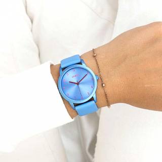 ΡΟΛΟΙ OOZOO  C11168 OOZOO Timepieces Light Blue Leather Strap