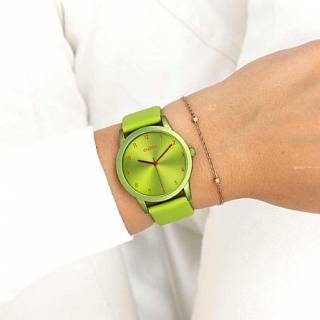 ΡΟΛΟΙ OOZOO  C11169 OOZOO Timepieces Green Leather Strap