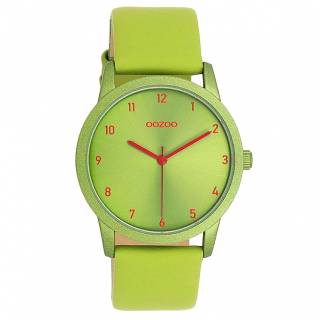 ΡΟΛΟΙ OOZOO  C11169 OOZOO Timepieces Green Leather Strap