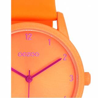 ΡΟΛΟΙ OOZOO  C11171 OOZOO Timepieces Orange Leather Strap