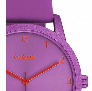 ΡΟΛΟΙ OOZOO  C11173 OOZOO Timepieces Purple Leather Strap