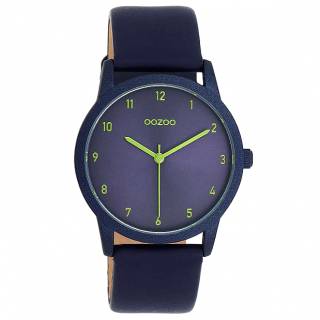 ΡΟΛΟΙ OOZOO  C11174 OOZOO Timepieces Blue Leather Strap