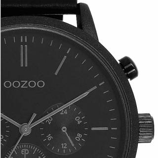 ΡΟΛΟΙ OOZOO  C11203 OOZOO Timepieces Black Leather Strap