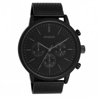 ΡΟΛΟΙ OOZOO  C11204 OOZOO Timepieces Black Metallic Bracelet