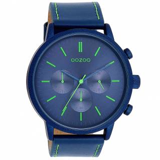 ΡΟΛΟΙ OOZOO  C11205 OOZOO Timepieces Blue Leather Strap