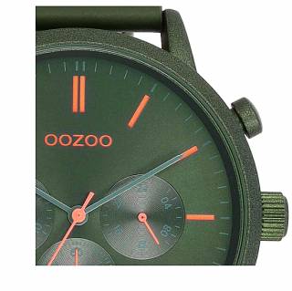 ΡΟΛΟΙ OOZOO  C11206 OOZOO Timepieces Olive Green Leather Strap