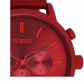 ΡΟΛΟΙ OOZOO  C11207 OOZOO Timepieces Red Leather Strap