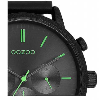 ΡΟΛΟΙ OOZOO  C11208 OOZOO Timepieces Black Leather Strap