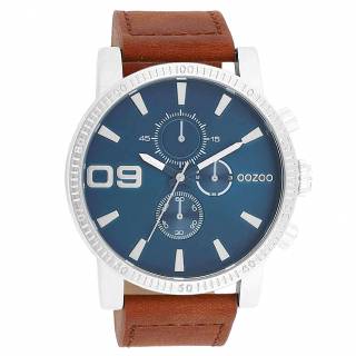 ΡΟΛΟΙ OOZOO  C11210 OOZOO Timepieces Brown Leather Strap