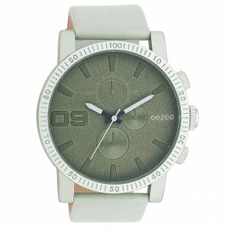 ΡΟΛΟΙ OOZOO  C11215 OOZOO Timepieces Light Green Leather Strap