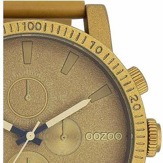 ΡΟΛΟΙ OOZOO  C11217 OOZOO Timepieces Beige Leather Strap