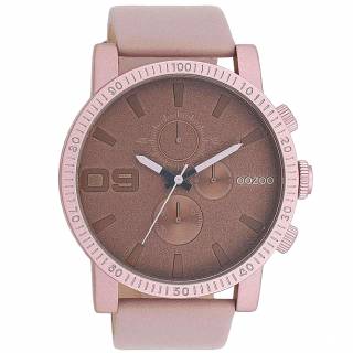 ΡΟΛΟΙ OOZOO  C11218 OOZOO Timepieces Pink Leather Strap