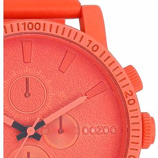 ΡΟΛΟΙ OOZOO  C11219 OOZOO Timepieces Orange Leather Strap