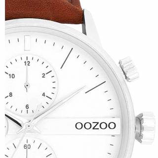 ΡΟΛΟΙ OOZOO  C11220 OOZOO Timepieces Brown Leather Strap