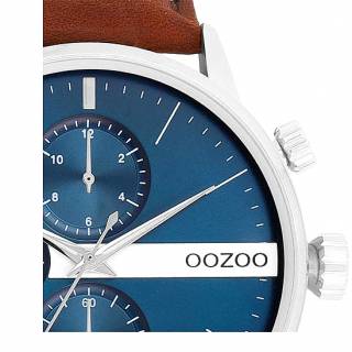 ΡΟΛΟΙ OOZOO  C11221 OOZOO Timepieces Brown Leather Strap