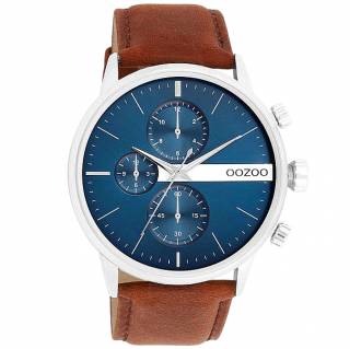 ΡΟΛΟΙ OOZOO  C11221 OOZOO Timepieces Brown Leather Strap