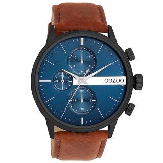 ΡΟΛΟΙ OOZOO  C11222 OOZOO Timepieces Brown Leather Strap