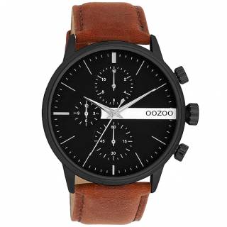 ΡΟΛΟΙ OOZOO  C11223 OOZOO Timepieces Brown Leather Strap