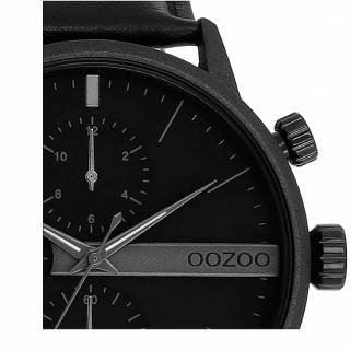 ΡΟΛΟΙ OOZOO  C11224 OOZOO Timepieces Black Leather Strap