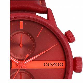 ΡΟΛΟΙ OOZOO  C11226 OOZOO Timepieces Bordeaux Leather Strap