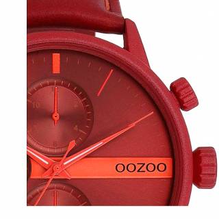 ΡΟΛΟΙ OOZOO  C11226 OOZOO Timepieces Bordeaux Leather Strap