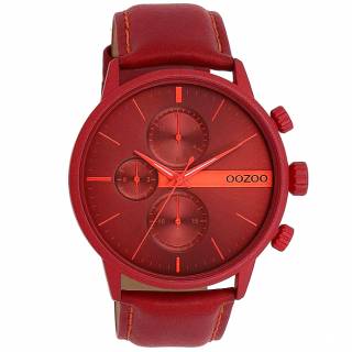 ΡΟΛΟΙ OOZOO  C11226 OOZOO Timepieces Bordeaux Leather Strap