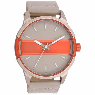 ΡΟΛΟΙ OOZOO  C11230 OOZOO Timepieces Beige Leather Strap