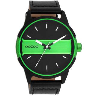 ΡΟΛΟΙ OOZOO  C11234 OOZOO Timepieces Black Leather Strap