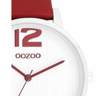 ΡΟΛΟΙ OOZOO  C11237 OOZOO Timepieces Red Leather Strap