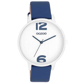 ΡΟΛΟΙ OOZOO  C11238 OOZOO Timepieces Blue Leather Strap