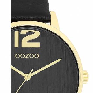 ΡΟΛΟΙ OOZOO   C11239 OOZOO Timepieces Black Leather Strap